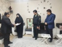 دیدار و تکریم خانواده شهید مدافع امنیت سروان حسن پاینده