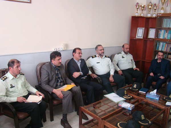 دیدار سرپرست واحد استانی گیلان و فرمانده محترم نیروی انتظامی استان در مرکز آموزش علمی- کاربردی نیروی انتظامی