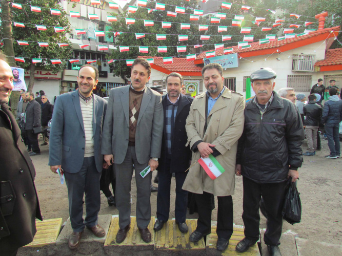 حضور دانشگاه جامع علمی کاربردی استان گیلان در راهپیمایی 22 بهمن