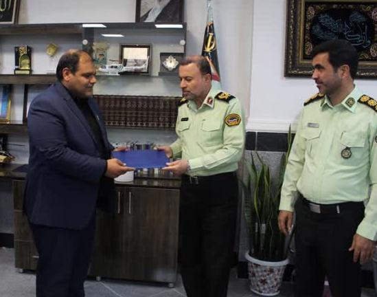 دیدار رئیس دانشگاه جامع علمی‌کاربردی استان گیلان با فرمانده انتظامی استان گیلان