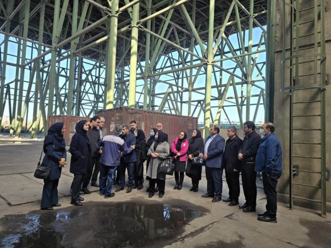 بازدید از نیروگاه سیکل ترکیبی گیلان