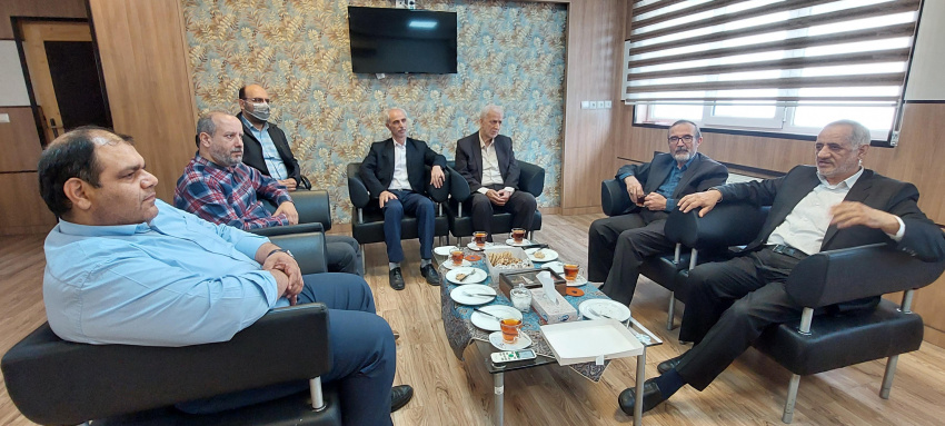 دیدار قائم مقام مراکز آموزش علمی کاربردی خانه کارگر جمهوری اسلامی ایران و هیئت همراه با رئیس واحد استانی گیلان