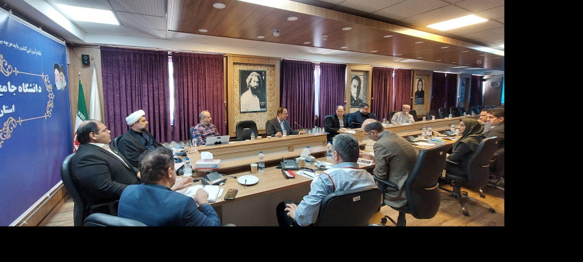 نشست قرارگاه فرهنگی با حضور روسای مراکز آموزش علمی کاربردی و مدرسان مدعو در واحد استانی گیلان